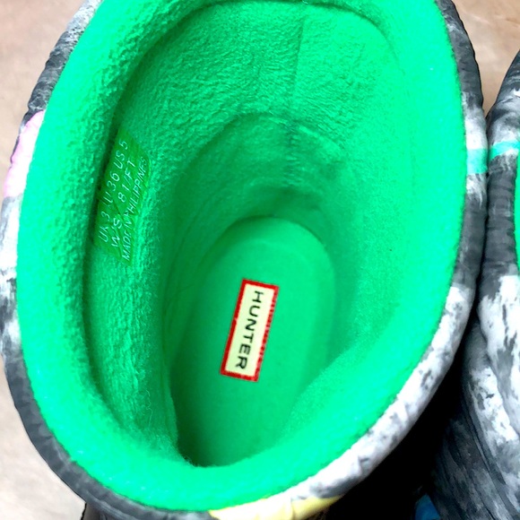 HUNTER NWT insulated storm camo print snow boot - Picture 6 of 10